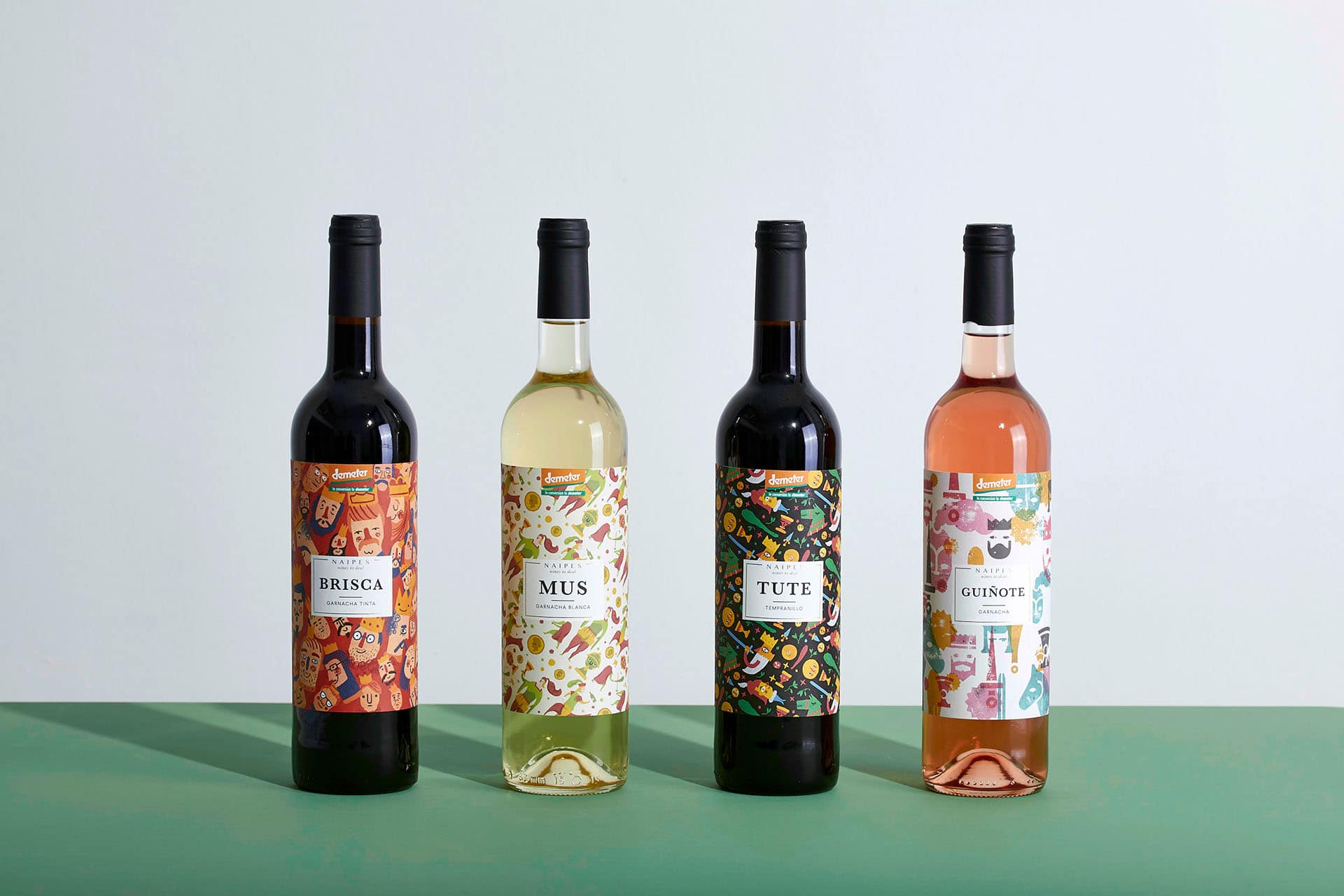 Naipes wines label - etiqueta de vino