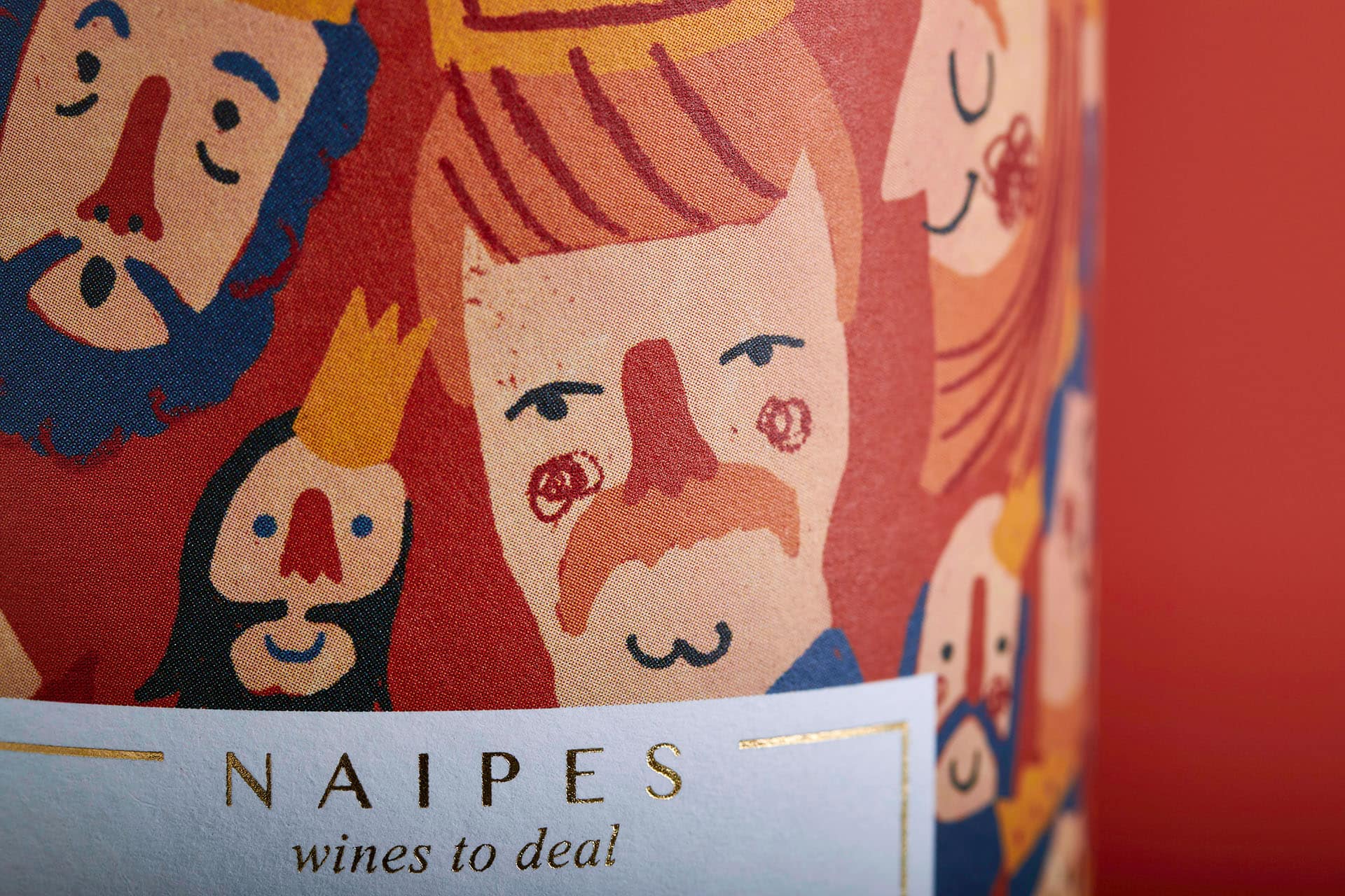 Naipes wines label - etiqueta de vino
